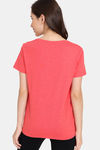 Rosaline Mystic Town Knit Cotton Top (Pack of 2) - Red Purple — thumbnail 4